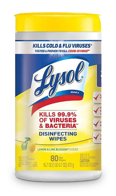 Lysol Spray Désinfectant Frais Pack 6 Élimine Virus efficace Microbe  Désodorise