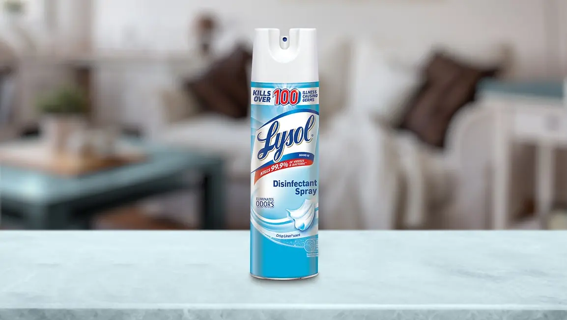 Kendini kaybetmek Yatak odası onlar spray désinfectant lysol