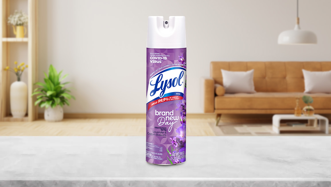 LYSOL® Disinfectant Spray - Lavender & Cotton Blossom 12/19 oz.