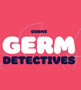 Text saying "germ detectives"