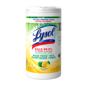 LYSOL® Biodegradable Disinfecting Wipes - Fresh Citrus 70 ct.