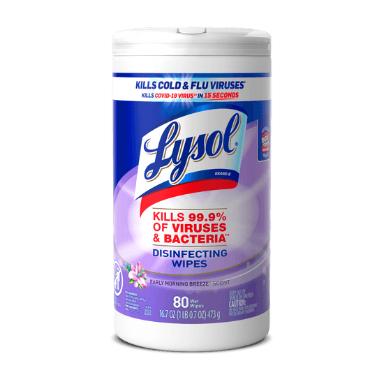 LYSOL® Disinfecting Wipes - Early Morning Breeze 80 ct.