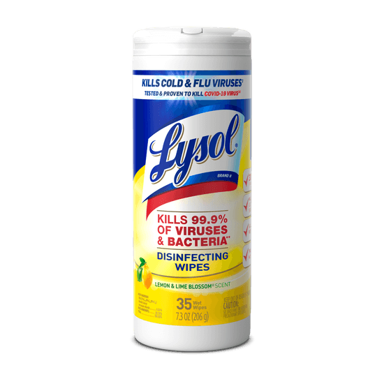 LYSOL® Disinfecting Wipes - Lemon & Lime Blossom® 35 ct.