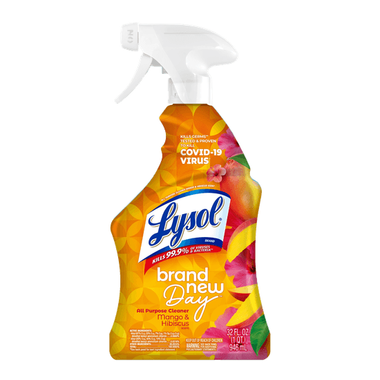 LYSOL® All Purpose Cleaner - Trigger Brand New Day™ Mango & Hibiscus 32 oz.